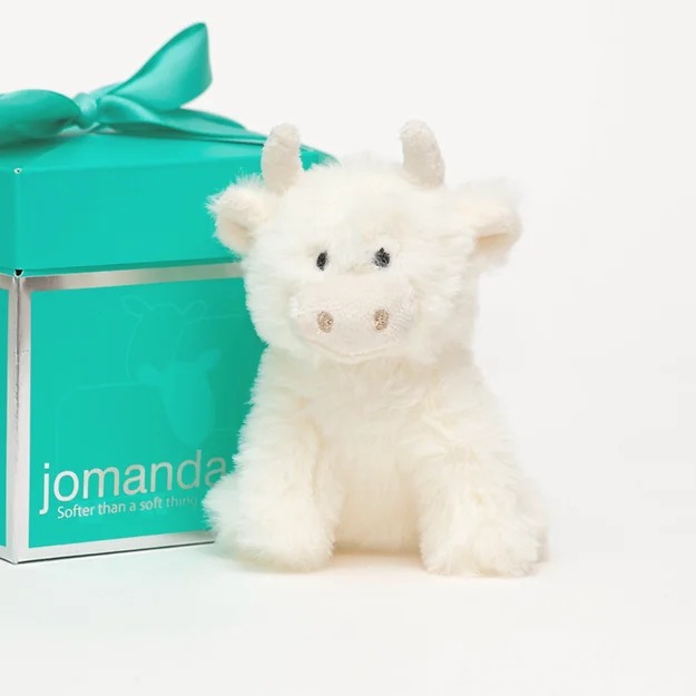 Mini Cream Highland Cow