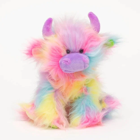Medium Rainbow Highland Cow