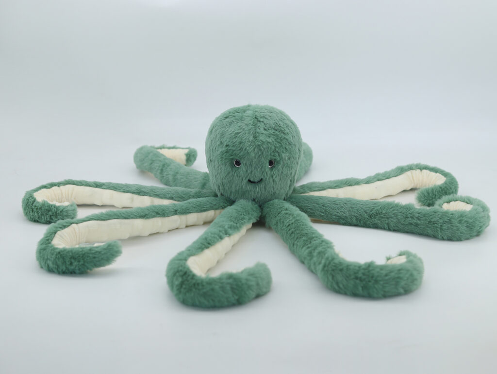 Green Octopus Soft Toy