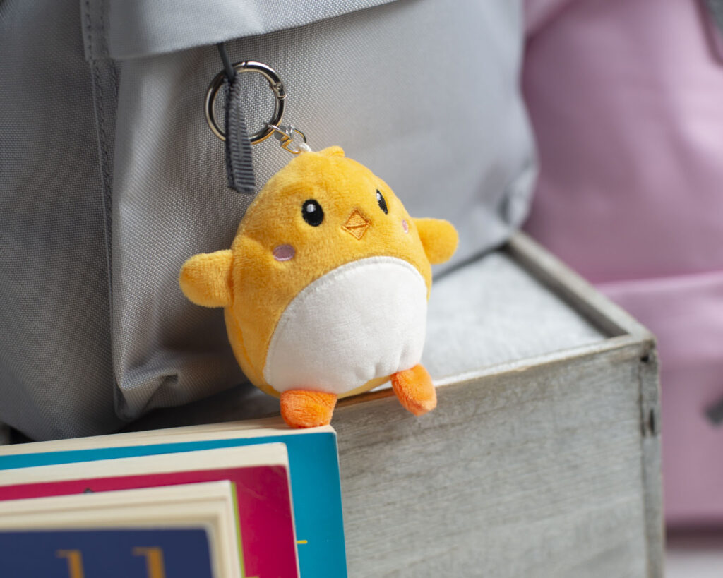 Yellow Chick Keyring Bag Charm