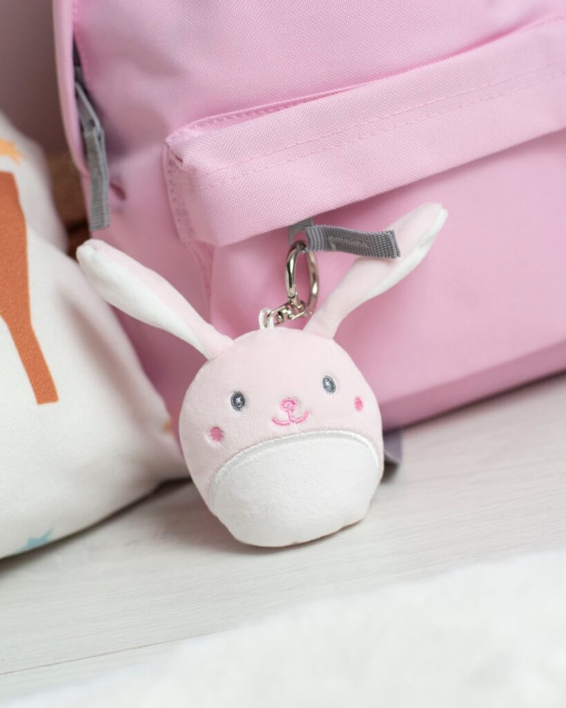 Pink Bunny Key Chain