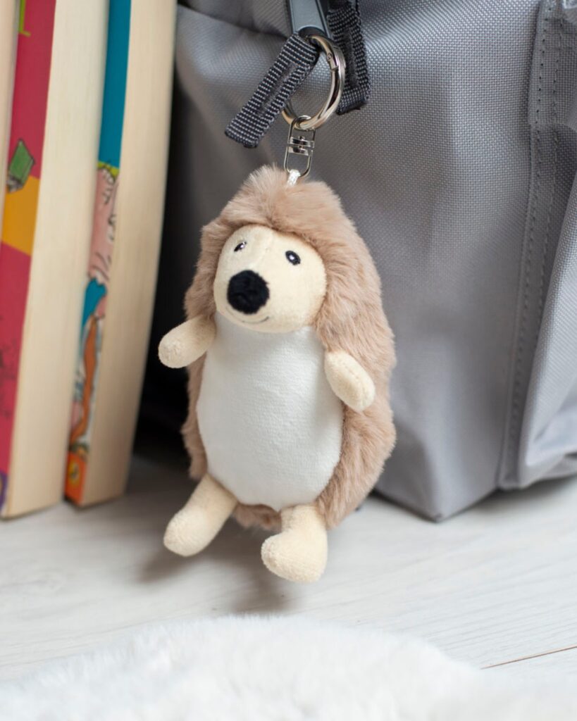 Hedgehog Keyring Bag Charm