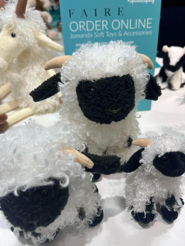 Mini Valais Sheep Plush Toy | Cute Cuddly Lamb Teddy | Small Baby Safe Soft Toy Gift | Farm Animal Plush | Easter Birthday Present - Image 6