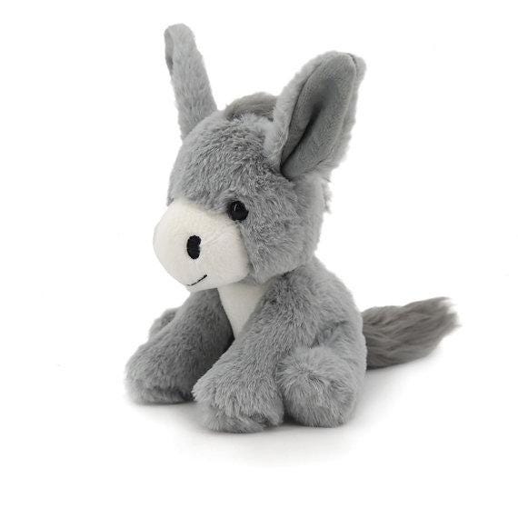 Personalised Large Donkey Plush 40cm, Soft Donkey Teddy, Stuffed Donkey Toy, Engraved Tag Gift, Baby Shower Gift, Farm Animal Keepsake - Image 5