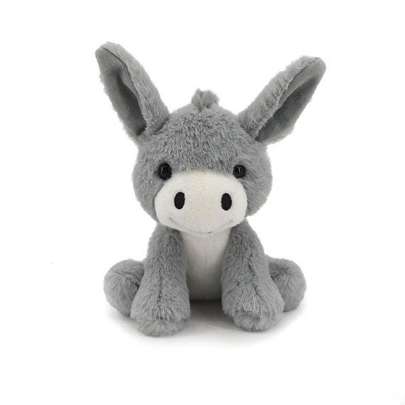 Personalised Large Donkey Plush 40cm, Soft Donkey Teddy, Stuffed Donkey Toy, Engraved Tag Gift, Baby Shower Gift, Farm Animal Keepsake - Image 6