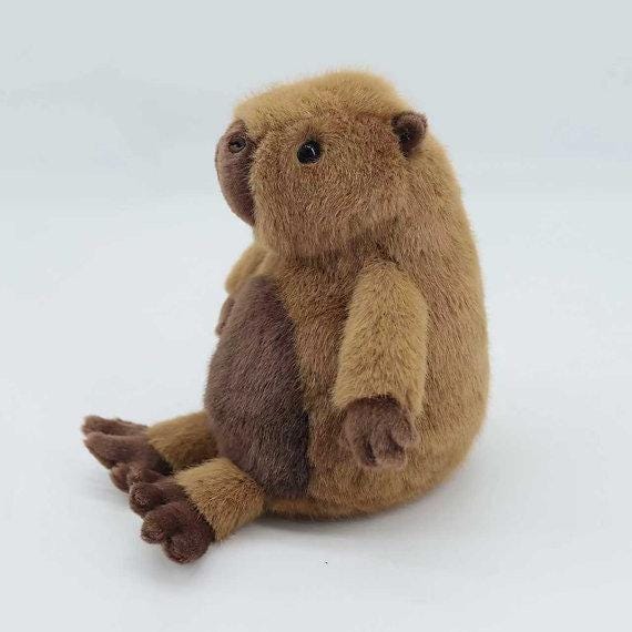 Personalised Large Capybara Plush 40cm, Cute Capybara Teddy, Soft Stuffed Animal, Engraved Tag Gift, Baby Shower Gift, Capybara Keepsake - Image 6